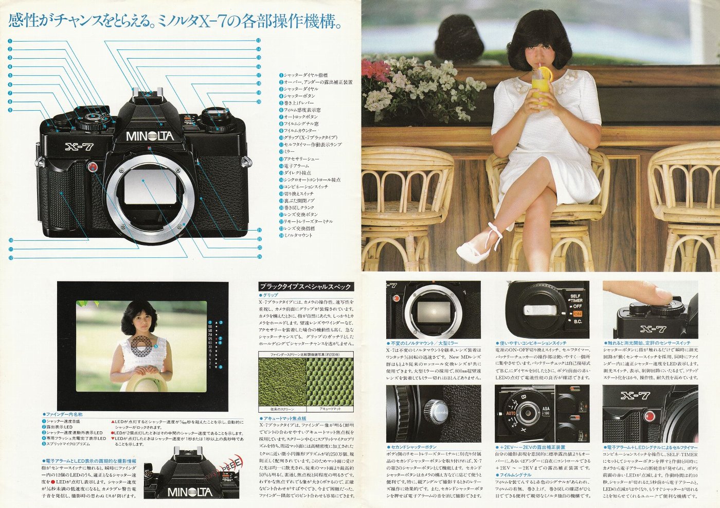 MINOLTA フィルムカメラ X-7